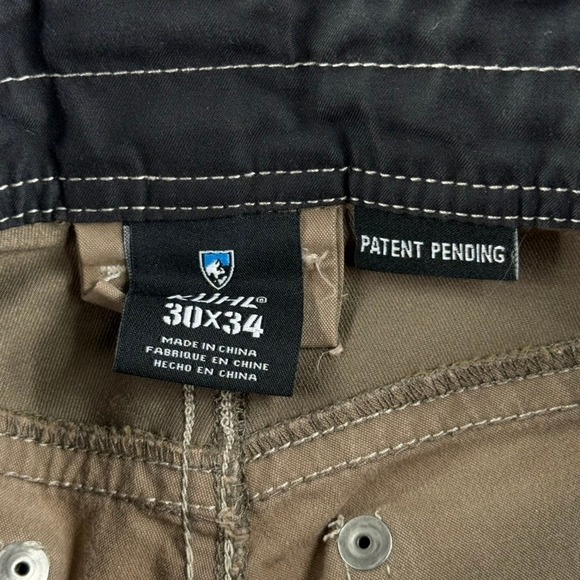 Kuhl Pants Mens Beige 30x34 (Fit 30x31) Radikl Performance Outdoors Work Hiking - Picture 10 of 15